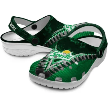 custom sprite topper green black clogs high quality hey clogs