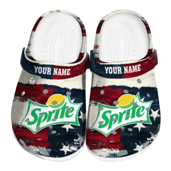 custom sprite usa patriotic red white clogs best selling hey clogs