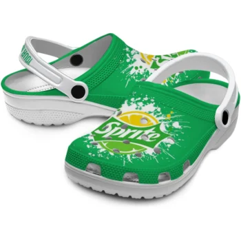 custom sprite wedge green white clogs high quality hey clogs