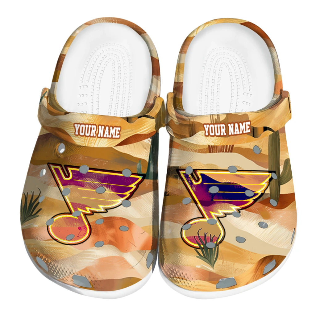 custom st louis blues desert layers clogs best selling custom st louis blues desert layers clogs best selling