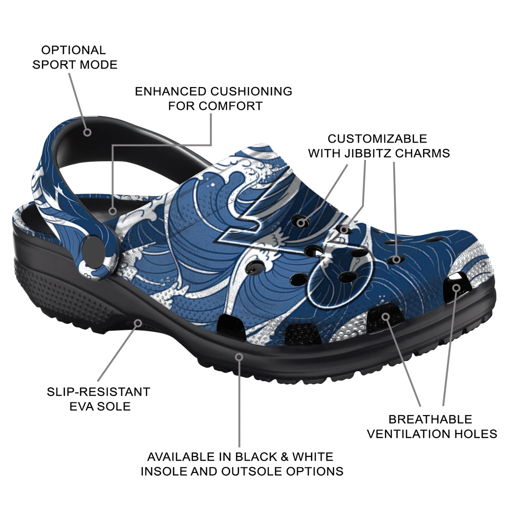 custom st louis blues wave flow clogs new arrival custom st louis blues wave flow clogs new arrival