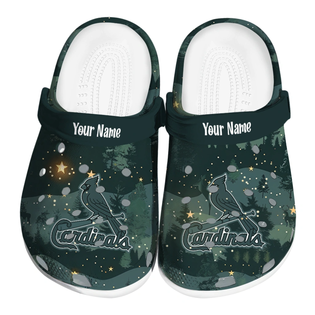 custom st louis cardinals deer nightscape clogs best selling custom st louis cardinals deer nightscape clogs best selling