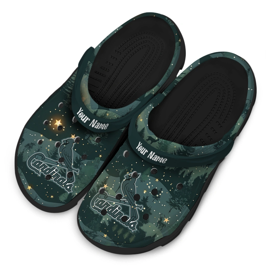 custom st louis cardinals deer nightscape clogs latest model custom st louis cardinals deer nightscape clogs latest model