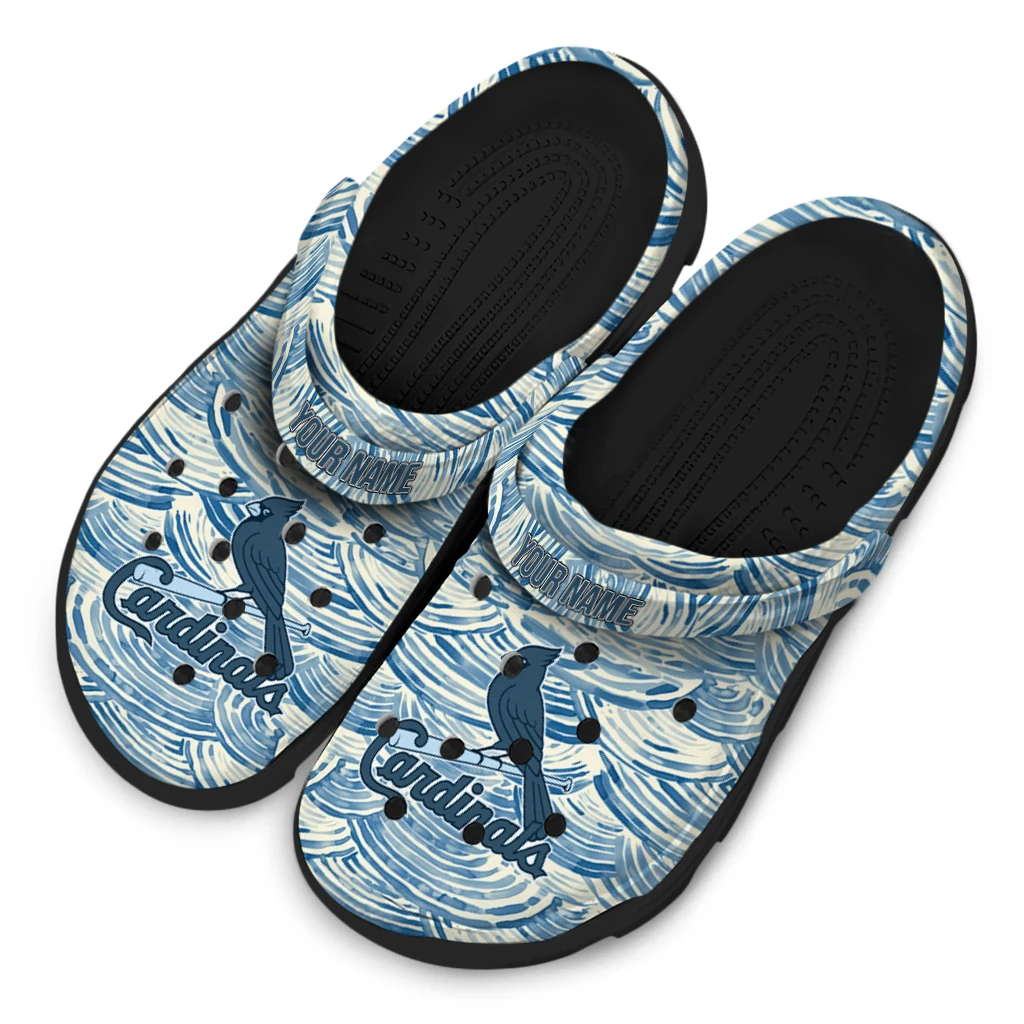 custom st louis cardinals sea swirls clogs latest model custom st louis cardinals sea swirls clogs latest model