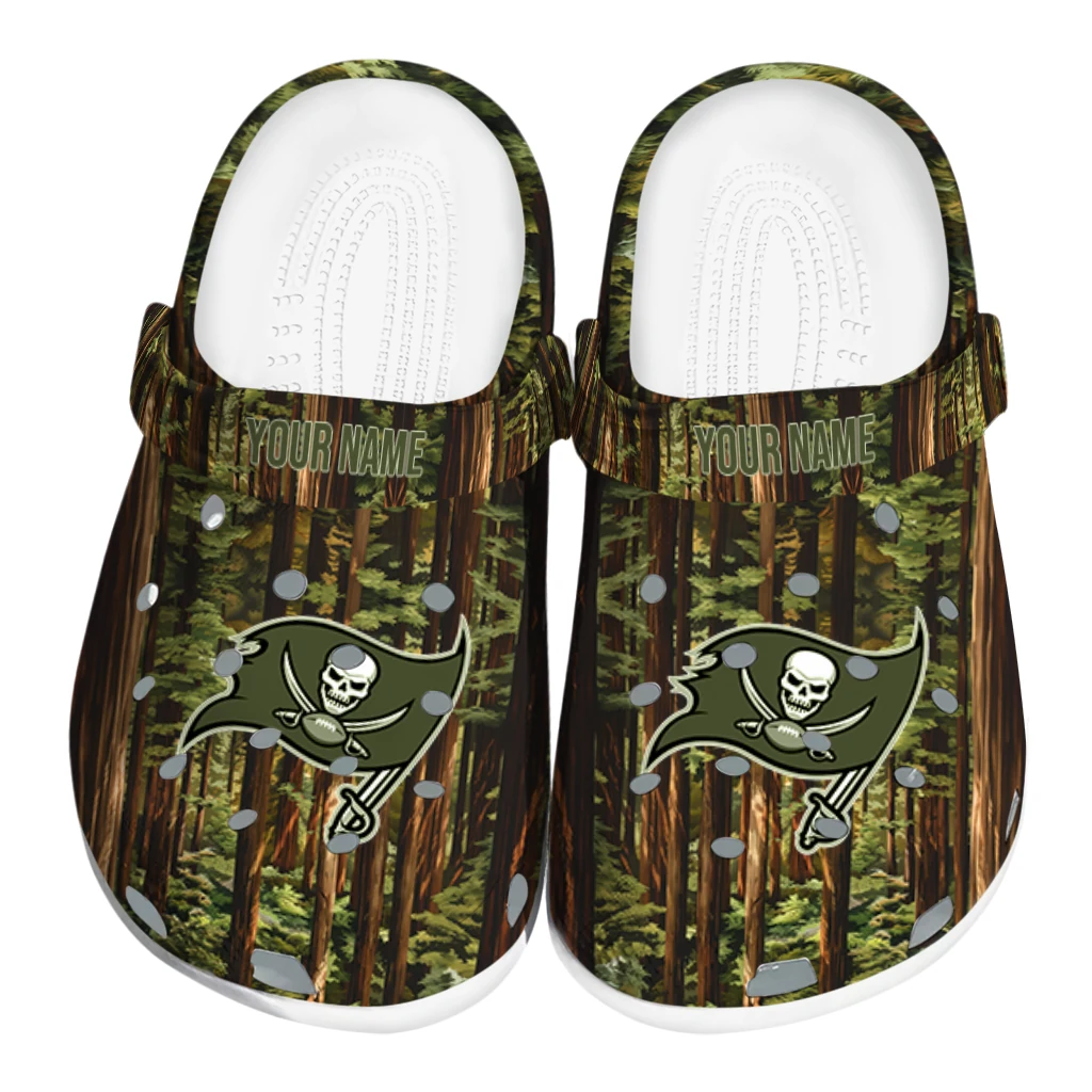 custom tampa bay buccaneers woods forest designs clogs best selling custom tampa bay buccaneers woods forest designs clogs best selling