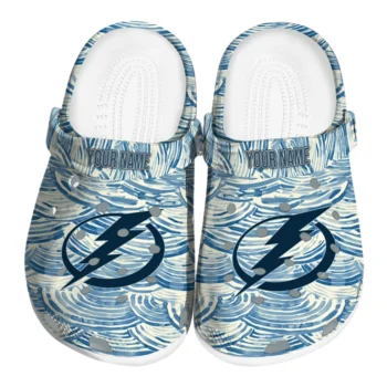 custom tampa bay lightning sea swirls clogs best selling