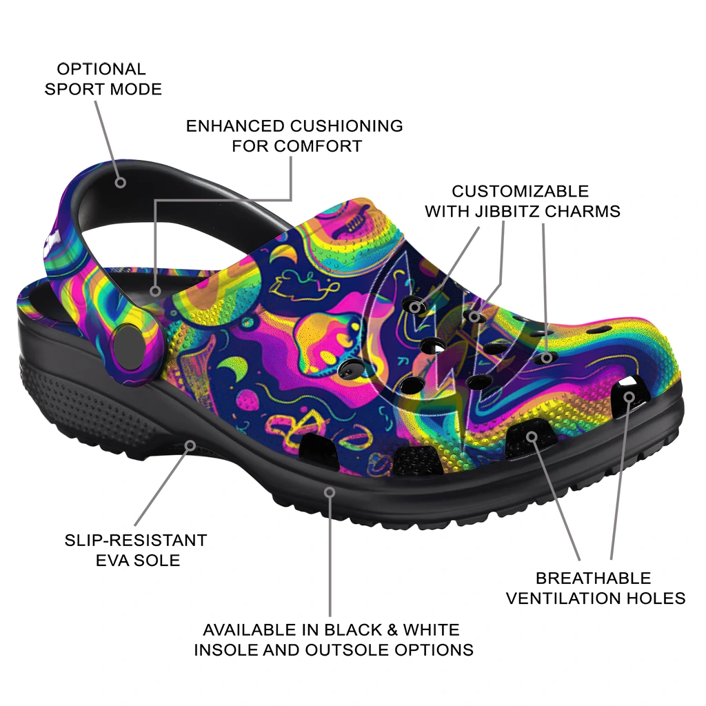 custom tampa bay lightning swirling mushrooms clogs new arrival custom tampa bay lightning swirling mushrooms clogs new arrival