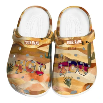 custom tcu horned frogs desert layers clogs best selling