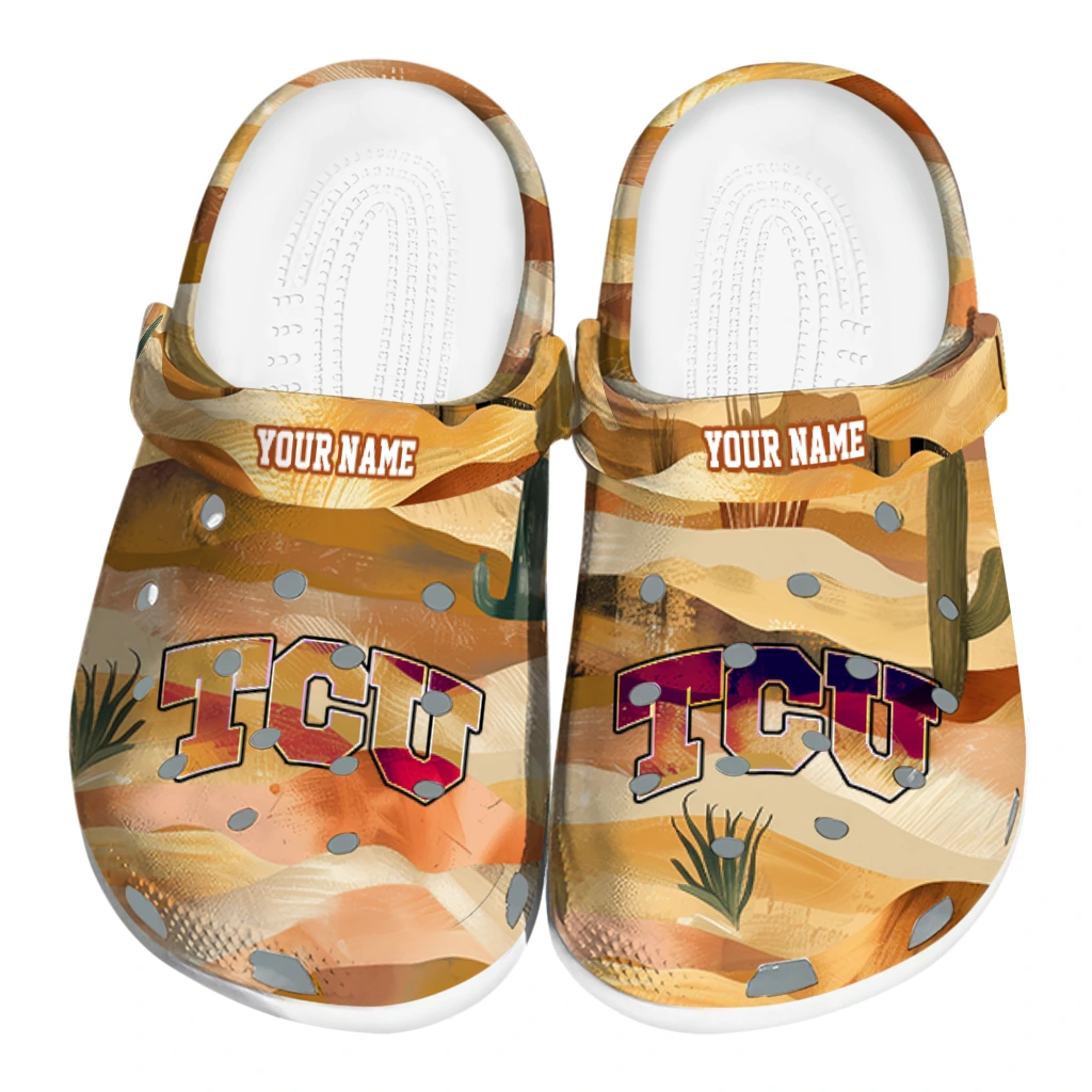 custom tcu horned frogs desert layers clogs best selling custom tcu horned frogs desert layers clogs best selling