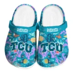 custom tcu horned frogs tropical fish ocean clogs best selling