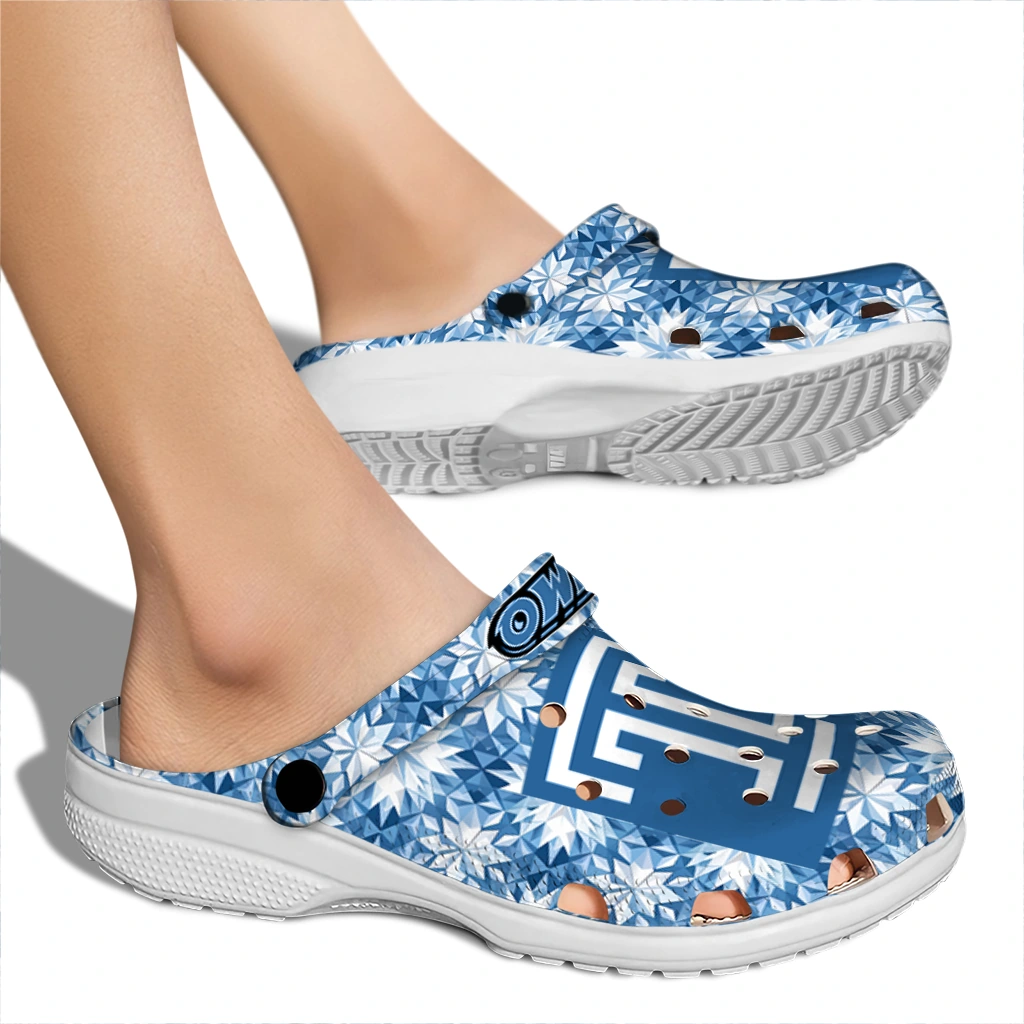 custom temple owls snowflake mosaic clogs fashion forward custom temple owls snowflake mosaic clogs fashion forward