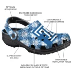 custom temple owls snowflake mosaic clogs best selling