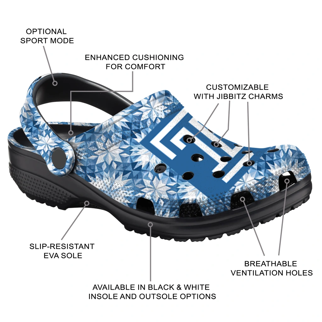 custom temple owls snowflake mosaic clogs new arrival custom temple owls snowflake mosaic clogs new arrival