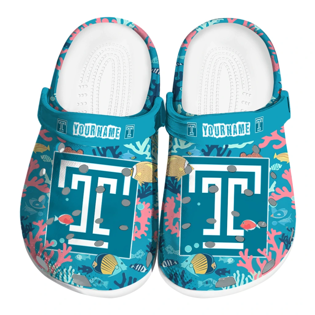 custom temple owls tropical fish ocean clogs best selling custom temple owls tropical fish ocean clogs best selling
