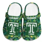 custom temple owls tropical leaves clogs best selling