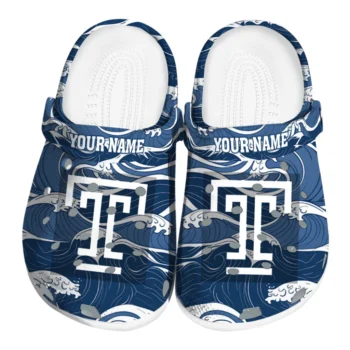 custom temple owls wave flow clogs best selling