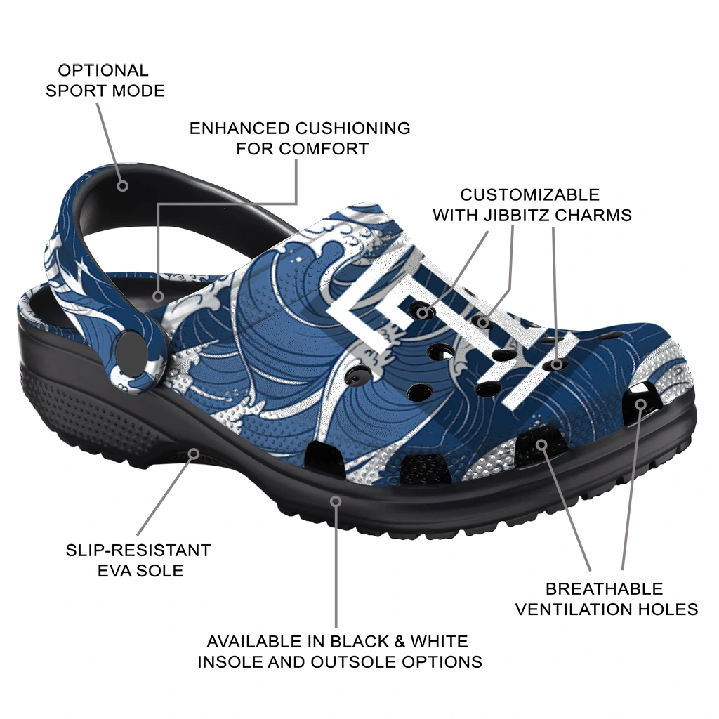 custom temple owls wave flow clogs new arrival custom temple owls wave flow clogs new arrival