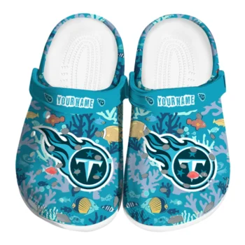 custom tennessee titans tropical fish ocean clogs best selling
