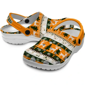 custom tennessee volunteers christmas motif clogs high quality