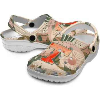 custom tennessee volunteers desert cactus pattern clogs high quality