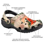 custom tennessee volunteers desert cactus pattern clogs best selling