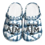 custom texas am aggies snowy mountains clogs best selling