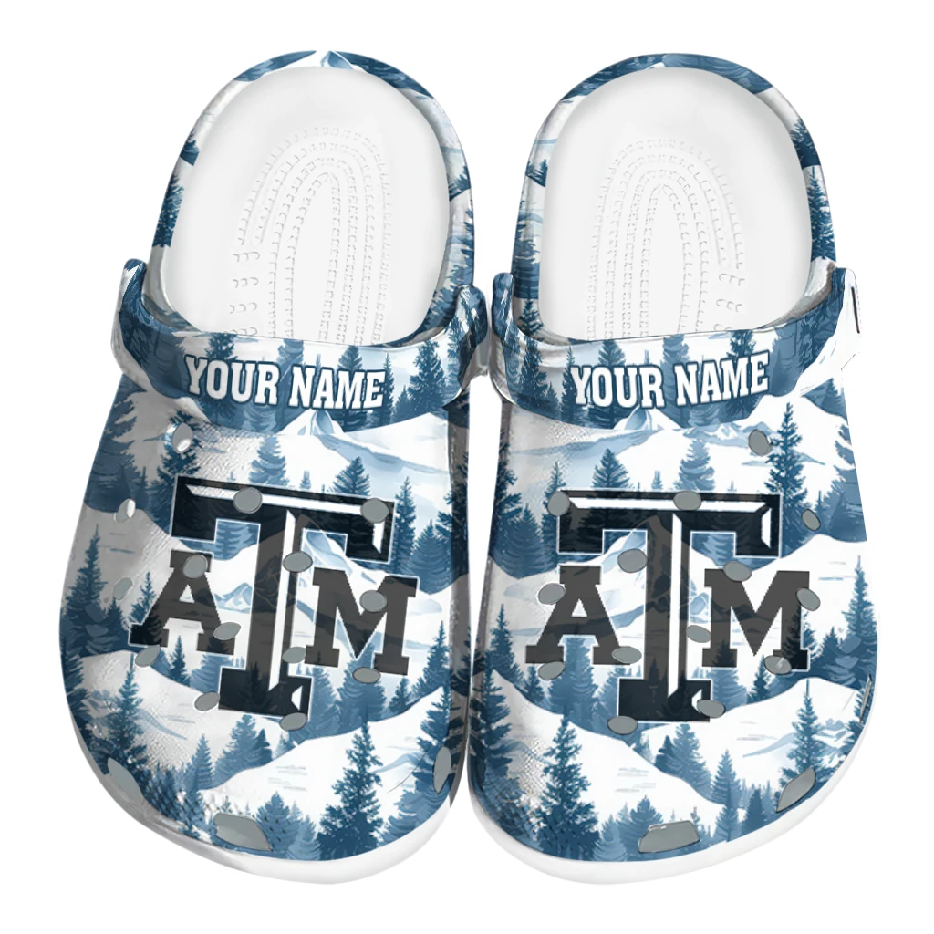 custom texas am aggies snowy mountains clogs best selling custom texas am aggies snowy mountains clogs best selling