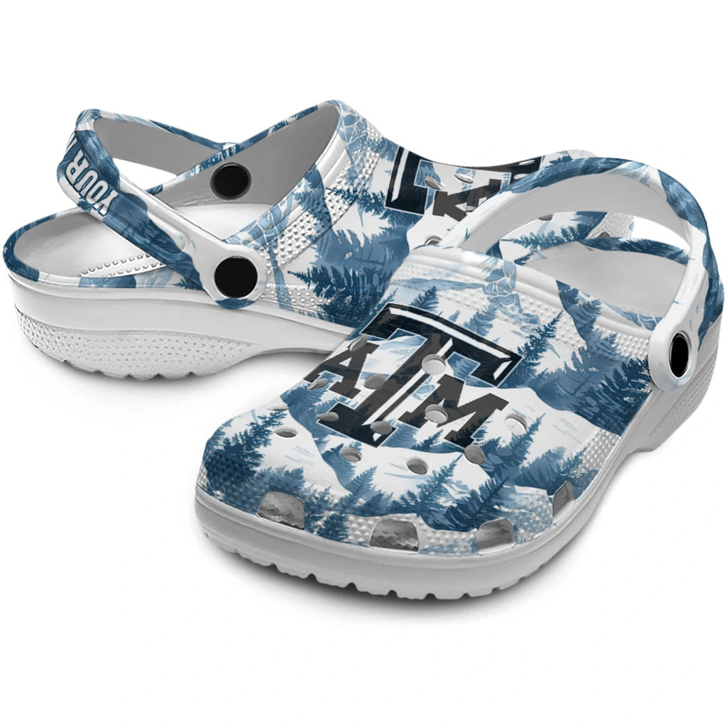 custom texas am aggies snowy mountains clogs high quality custom texas am aggies snowy mountains clogs high quality