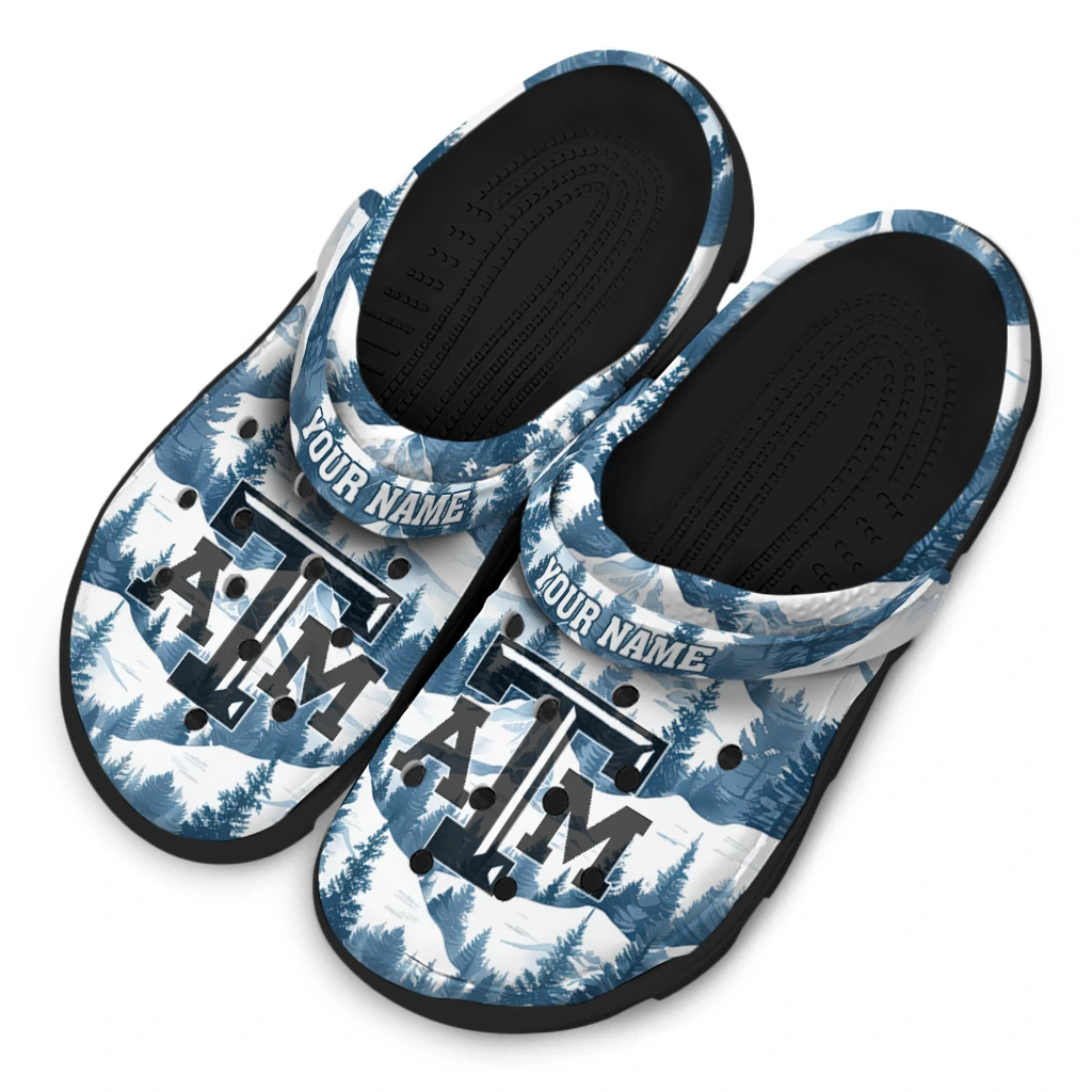 custom texas am aggies snowy mountains clogs latest model custom texas am aggies snowy mountains clogs latest model
