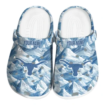 custom texas longhorns mountain artwork clogs best selling