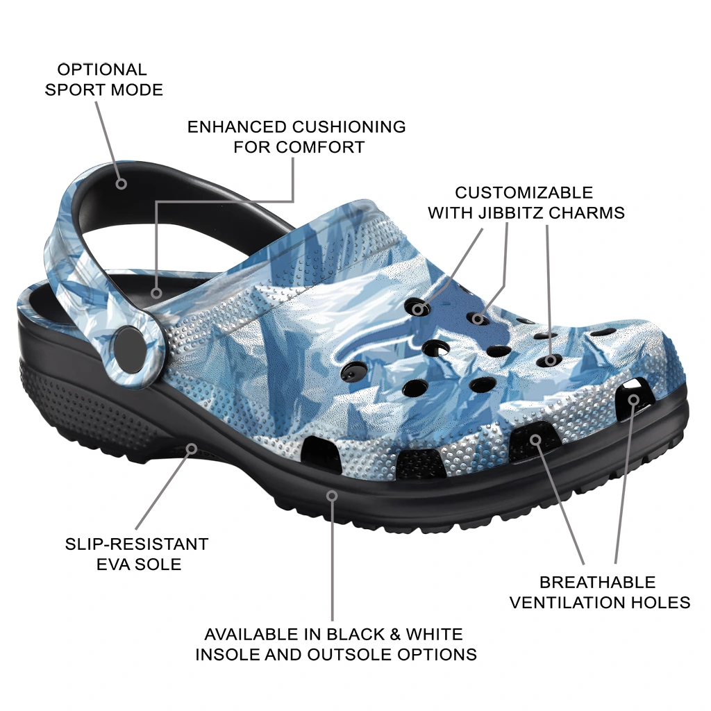 custom texas longhorns mountain artwork clogs new arrival custom texas longhorns mountain artwork clogs new arrival