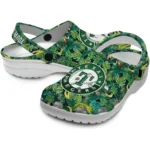 custom texas rangers tropical leaves clogs best selling