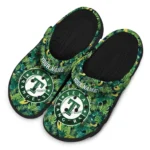custom texas rangers tropical leaves clogs best selling