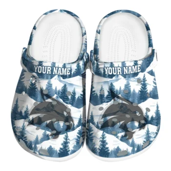 custom texas state bobcats snowy mountains clogs best selling