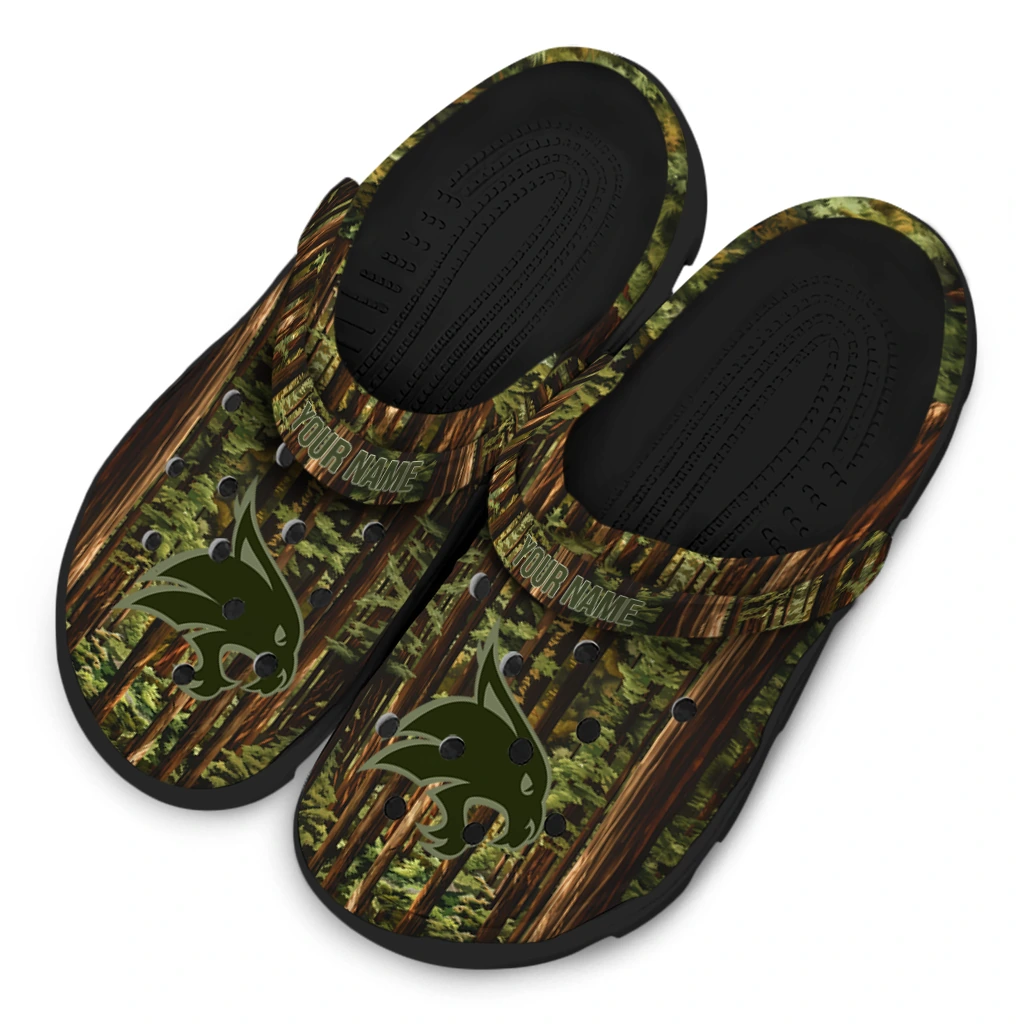 custom texas state bobcats woods forest designs clogs latest model custom texas state bobcats woods forest designs clogs latest model