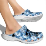 custom texas tech red raiders snowflake mosaic clogs best selling