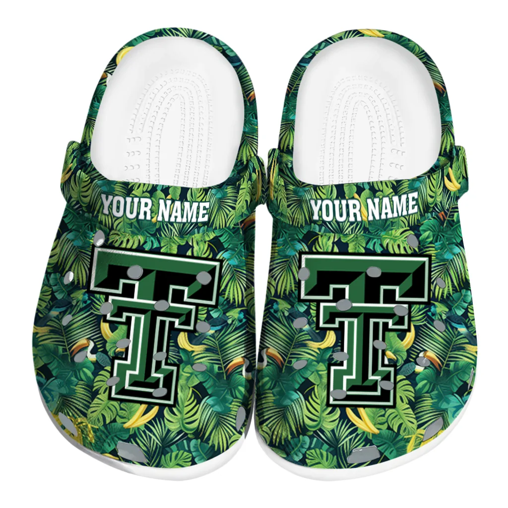 custom texas tech red raiders tropical leaves clogs best selling custom texas tech red raiders tropical leaves clogs best selling