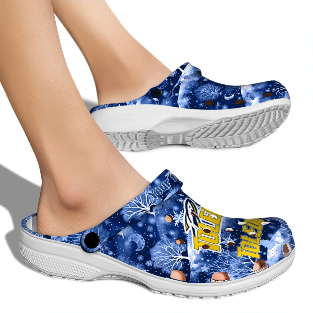 custom toledo rockets snowy hills clogs fashion forward custom toledo rockets snowy hills clogs fashion forward