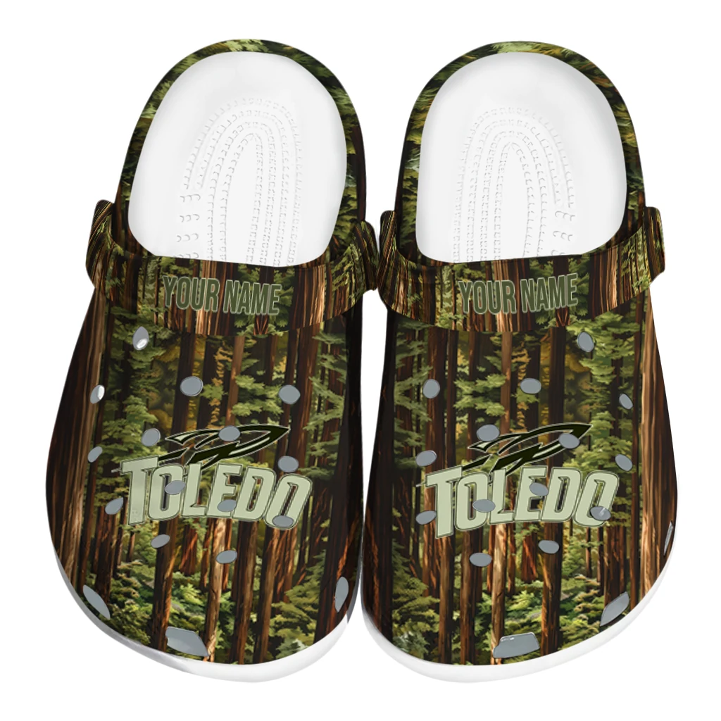 custom toledo rockets woods forest designs clogs best selling custom toledo rockets woods forest designs clogs best selling