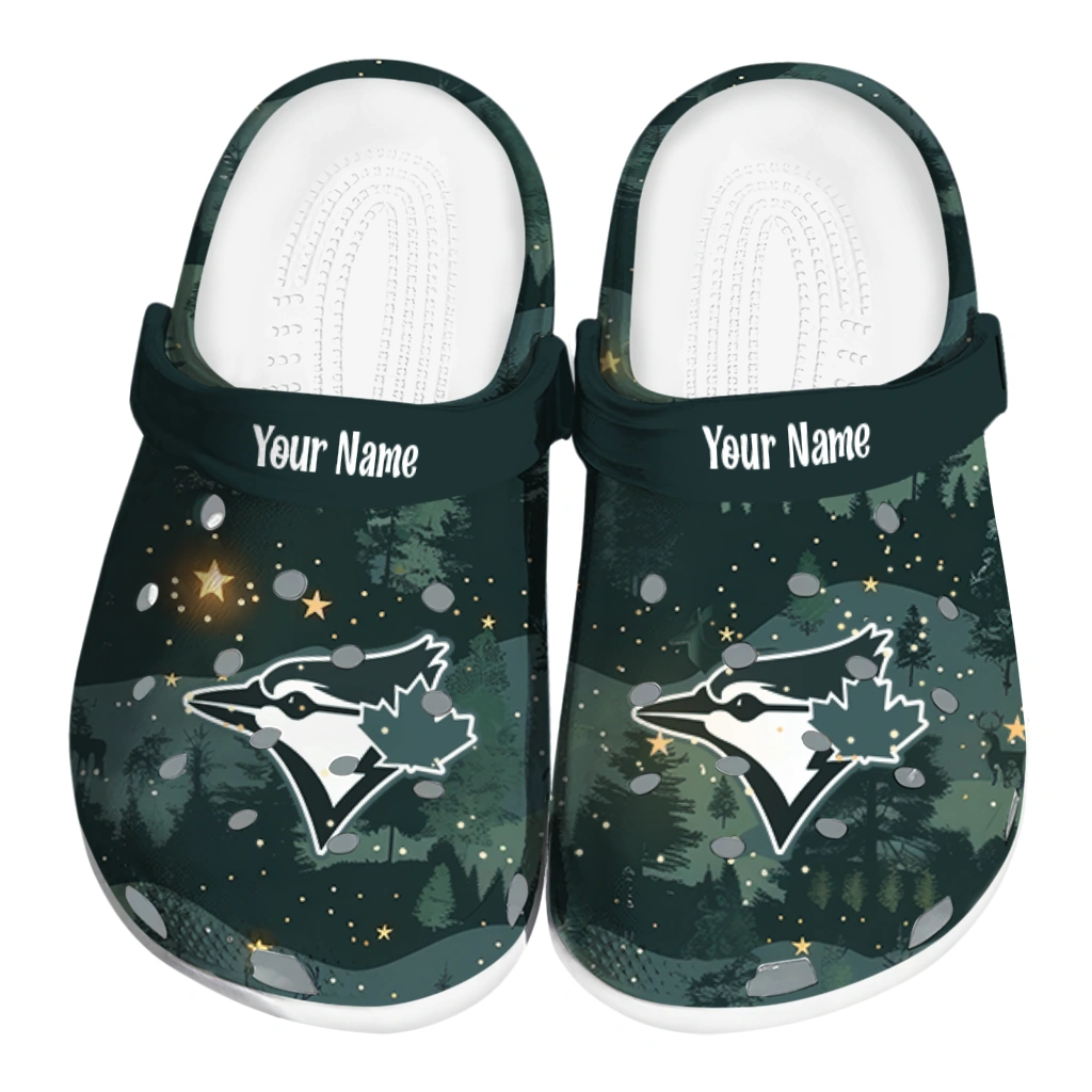 custom toronto blue jays deer nightscape clogs best selling custom toronto blue jays deer nightscape clogs best selling