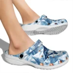 custom toronto blue jays mountain artwork clogs best selling