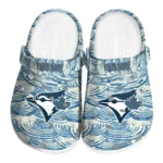 custom toronto blue jays sea swirls clogs best selling