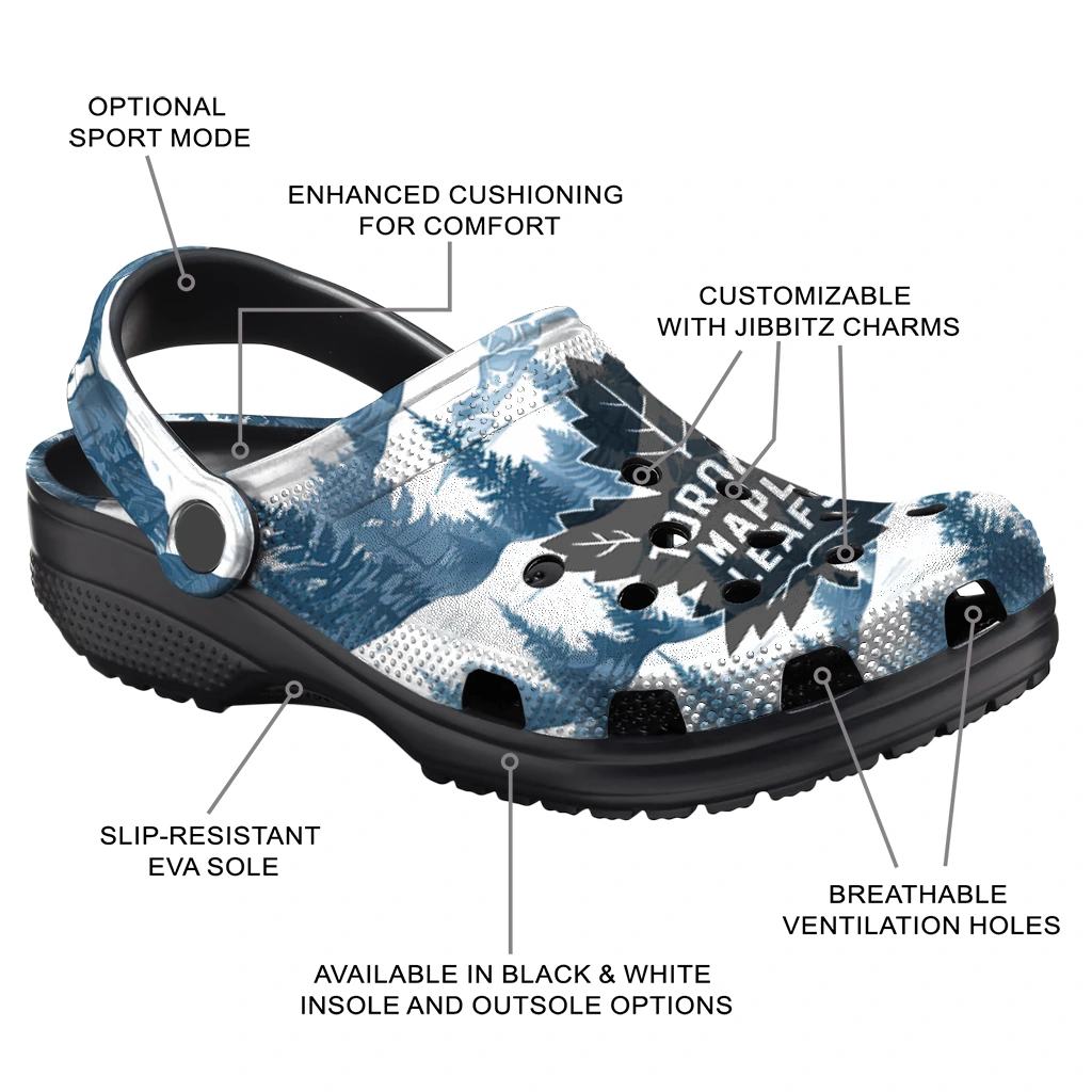 custom toronto maple leafs snowy mountains clogs new arrival custom toronto maple leafs snowy mountains clogs new arrival