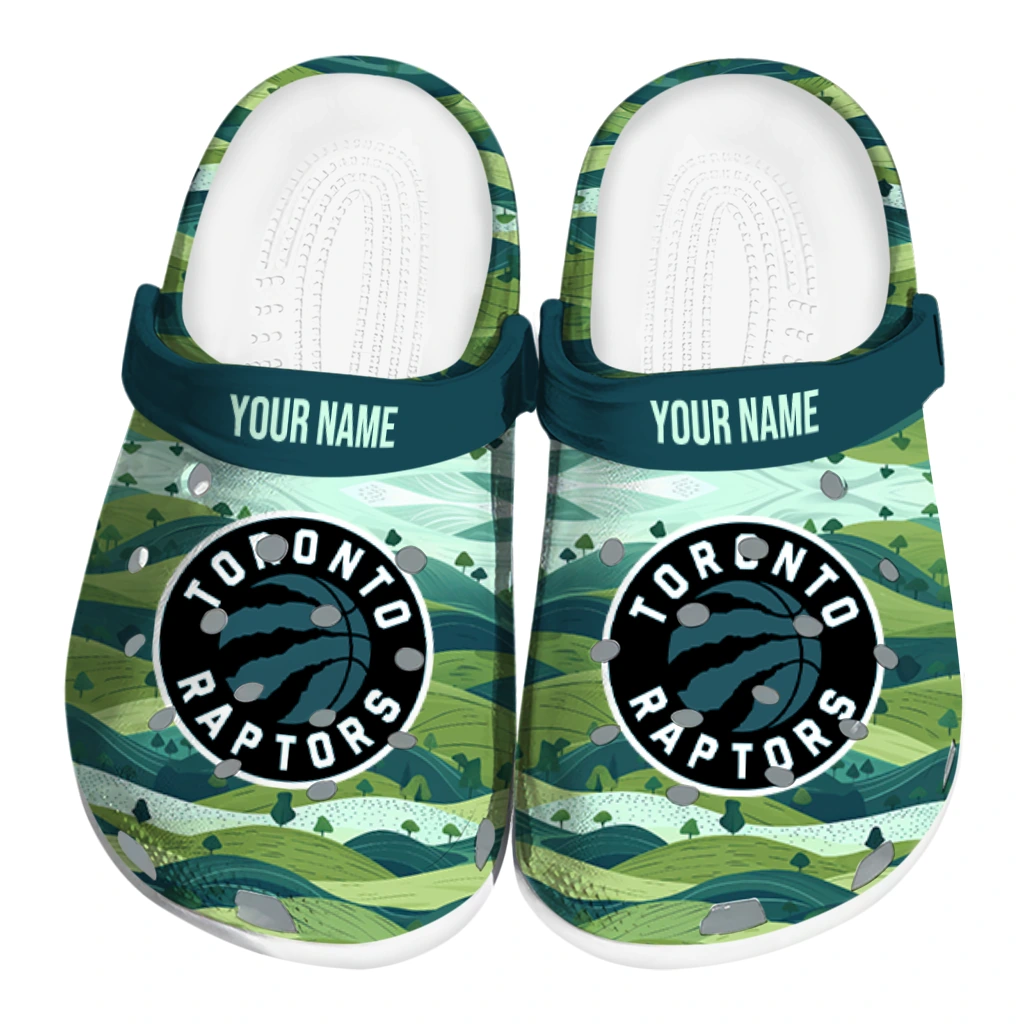 custom toronto raptors hills illustration clogs best selling custom toronto raptors hills illustration clogs best selling