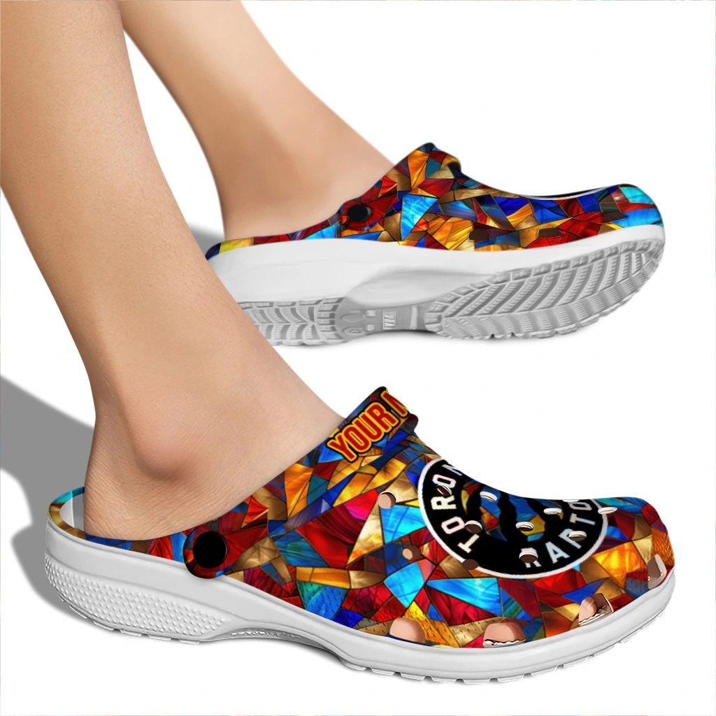 custom toronto raptors prism pieces clogs fashion forward custom toronto raptors prism pieces clogs fashion forward
