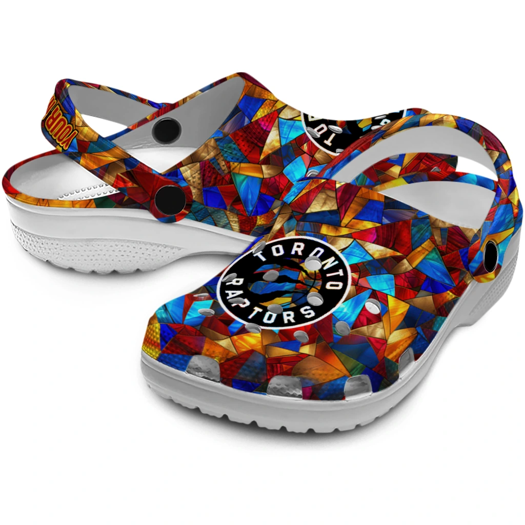 custom toronto raptors prism pieces clogs high quality custom toronto raptors prism pieces clogs high quality