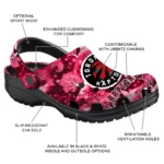 custom toronto raptors snowy hills clogs best selling