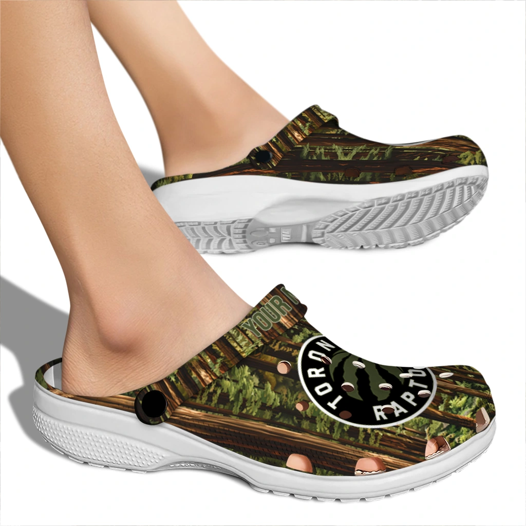 custom toronto raptors woods forest designs clogs fashion forward custom toronto raptors woods forest designs clogs fashion forward