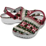 custom troy trojans christmas motif clogs best selling