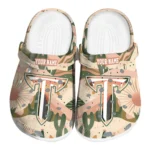 custom troy trojans desert cactus pattern clogs best selling